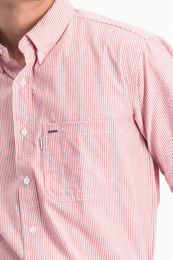 Camisa Casual Gabardina Mil Rayas 79% Alg. 21% Pol.