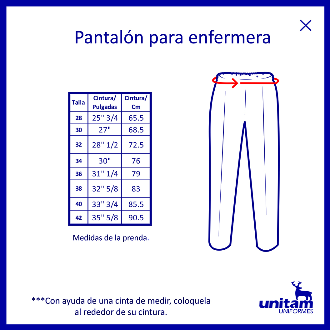 Pantalón para enfermera - Unitam Uniformes