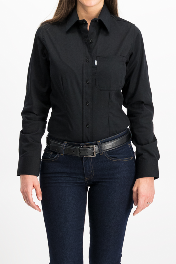 BLUSA CASUAL ML GAB LIGERA PAL-NEGRO-CH