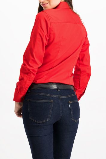 BLUSA CASUAL ML GAB LIGERA PAL-ROJO-4L