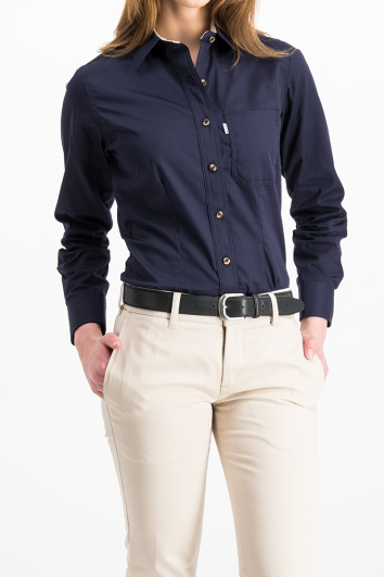 BLUSA CASUAL ML GAB LIGERA PAL-AZUL MARINO-0L