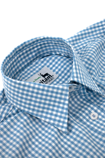 BLUSA EJECUTIVA CUADROS GINGHAM