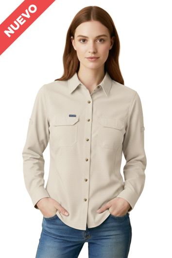BLUSA KING RANCH FORT LAUDER-KAKI-XL