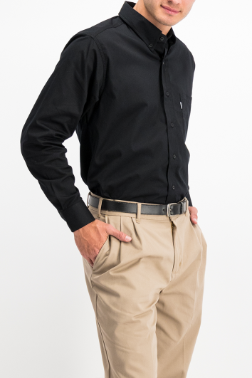 CAMISA CASUAL ML GAB LIGERA PAL-NEGRO-44