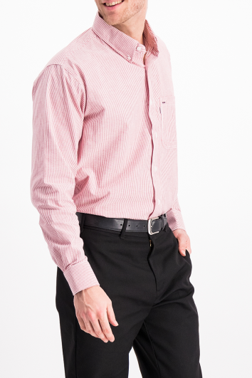 Camisa Casual Gabardina Mil Rayas 79% Alg. 21% Pol.