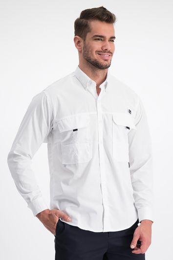 CAMISA CASUAL ML PESCADOR -BLANCO-50