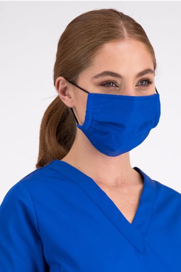 CUBREBOCA LAVABLE PAQ C/5-AZUL REY-UN