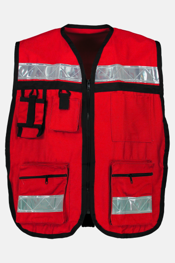 CHALECO RESCATISTA GAB-ROJO-UN