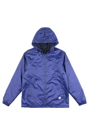 CHAMARRA ROMPEVIENTOS C/GORRO-AZUL MARINO-XL