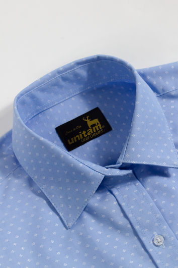 CAMISA LINEA DE ORO NEVADA-CELESTE-36