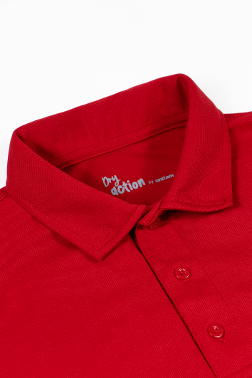 PLAYERA DRY ACTION CAB.-ROJO-2L