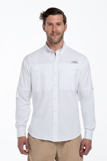 CAMISA PESCADOR ML FORT LAUDER-BLANCO-XL