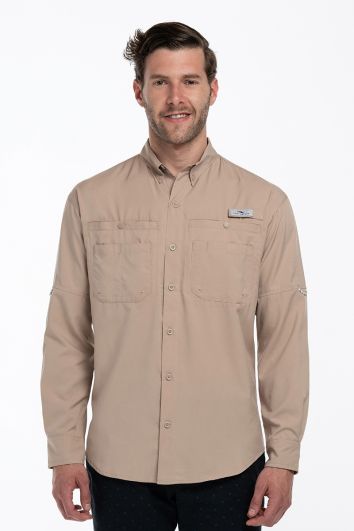 CAMISA PESCADOR ML FORT LAUDER-KAKI-CH