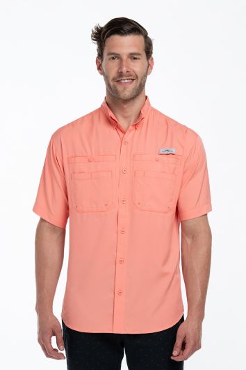 CAMISA PESCADOR MC FORT LAUDER-SALMÓN-2L