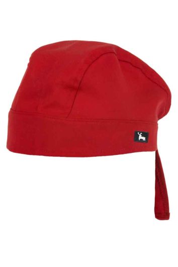 TURBANTE P/CHEF MOD COR ROJO UN
