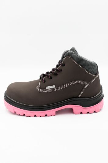 BOTA DE TRABAJO PINK MARIANA DAMA-GRIS ROSA-27