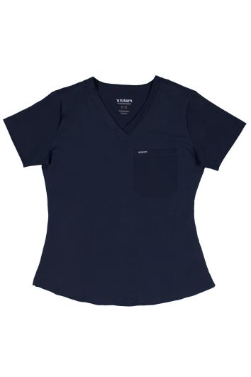 JUEGO QUIRÚRGICO FOUR-WAY STRETCH CON ABSORCIÓN A LA HUMEDAD DAMA-AZUL MARINO-CH