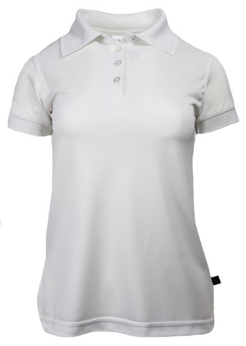 PLAYERA PRIME TIPO POLO 100% POL DAMA-BLANCO-2L