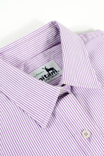 Blusa Ejecutiva Rayas 60% Alg. 40% Pol.