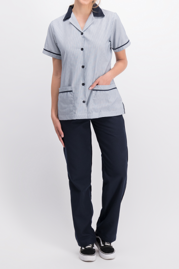 JUEGO CAMARISTA C/VIVOS 60A/40A-AZUL-BLANCO RAYAS AZUL MNO/MNO-0L