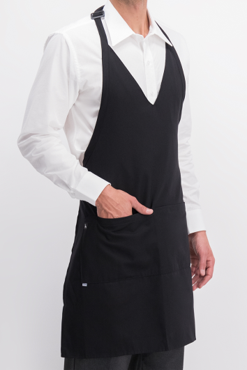 MANDIL MESERO CUELLO V