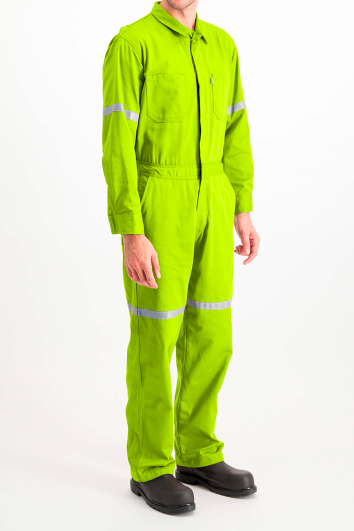 OVEROL IND ML CONTRATISTA C/CINT REF 2-AMARILLO NEON-50