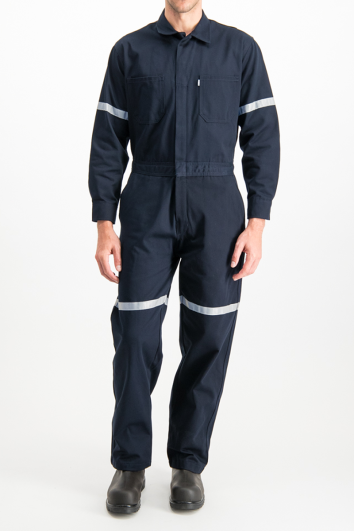 Overol Gabardina con Reflejante