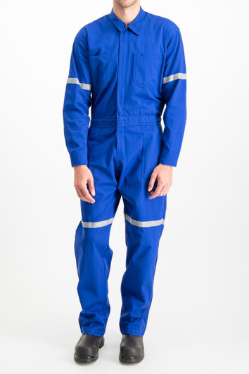 OVEROL IND ML GAB  CONTRATISTA 100%ALG C/CINT REF AZUL REY 36