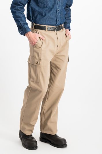 PANT IND C.RECTO GAB QUERETARO 100% ALG C/BOL LAT KAKI OSCURO 29