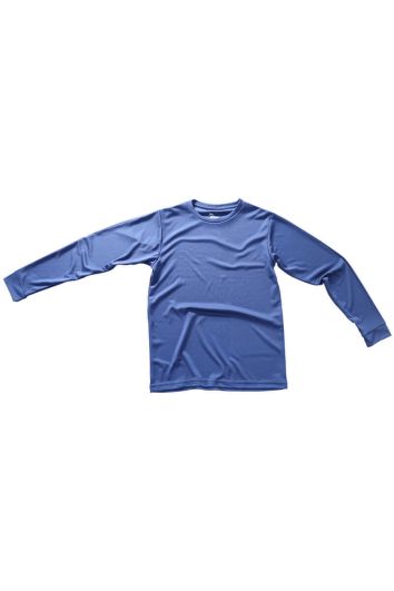 PLAYERA C/RED ML DRY ACTION-AZUL MARINO-0M