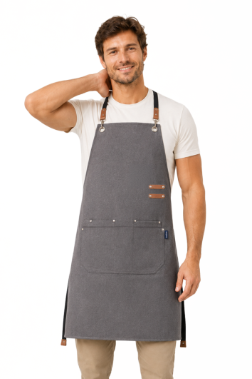 MANDIL TEXANO-GRIS-UN