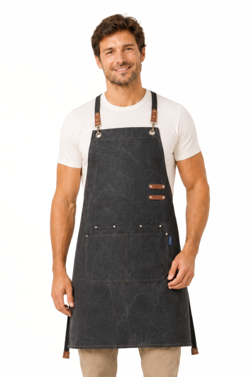 MANDIL TEXANO-NEGRO-UN