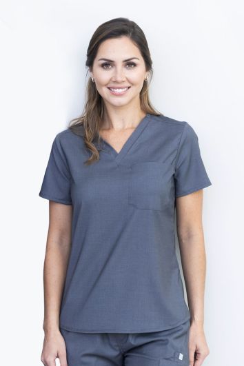 JUEGO QUIRURGICO JOGGER DAMA 73%P/25%V/2%S-GRIS OXFORD OSCURO-CH