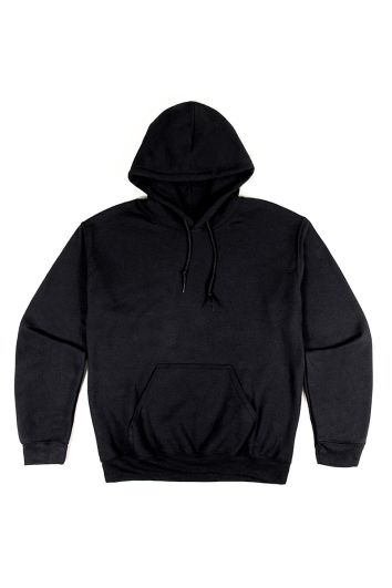 SUDADERA C/GORRO Y CANGURERA-NEGRO-2L