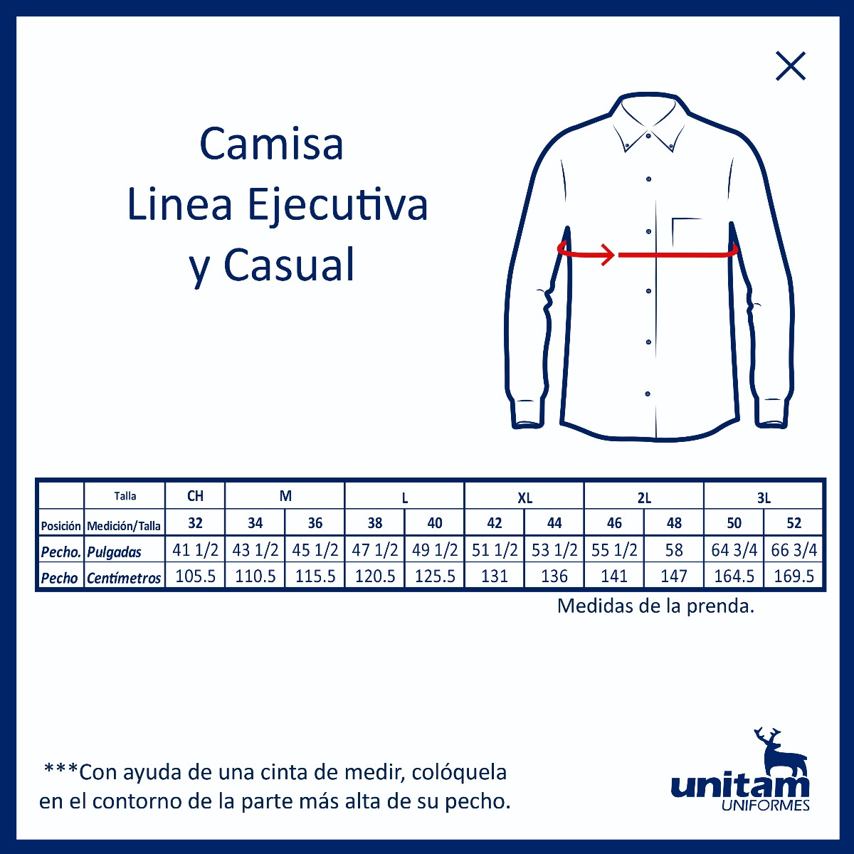 Camisa Casual Gabardina Ligera 65% Pol. 35% Alg.