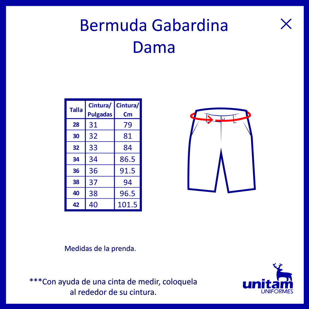 BERMUDA GABARDINA