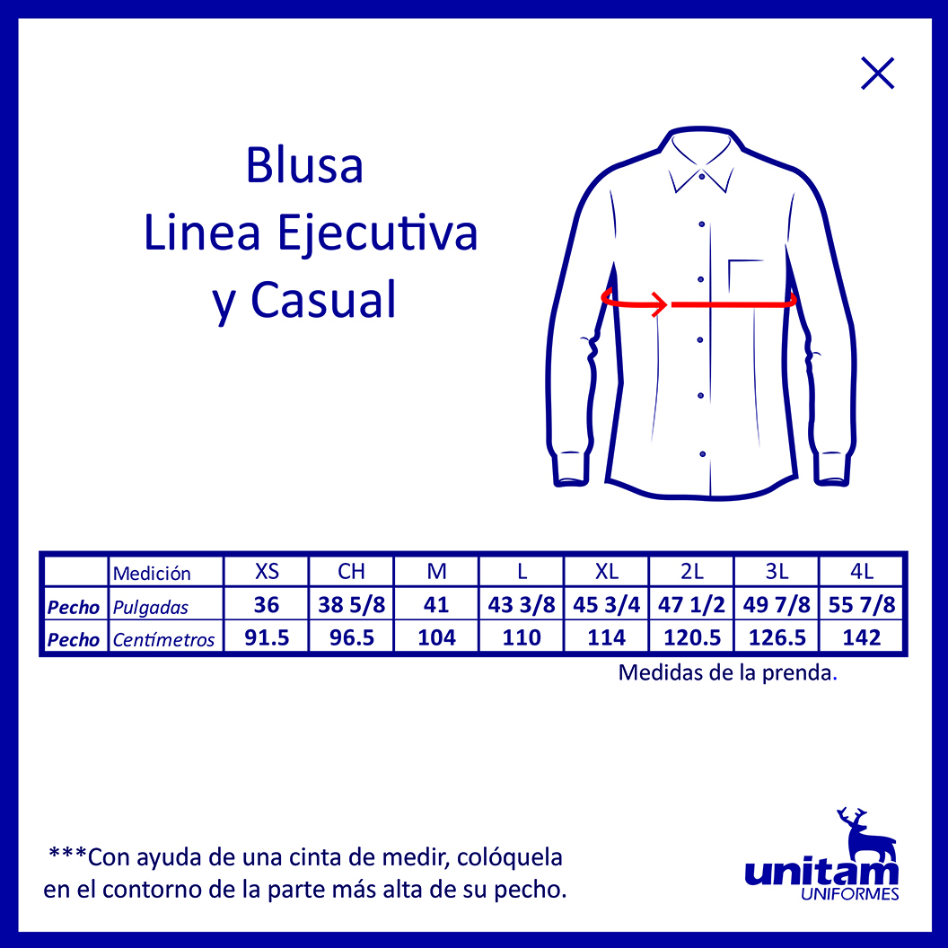 Blusa Ejecutiva Cuadritos Net 60% Alg. 40% Pol.