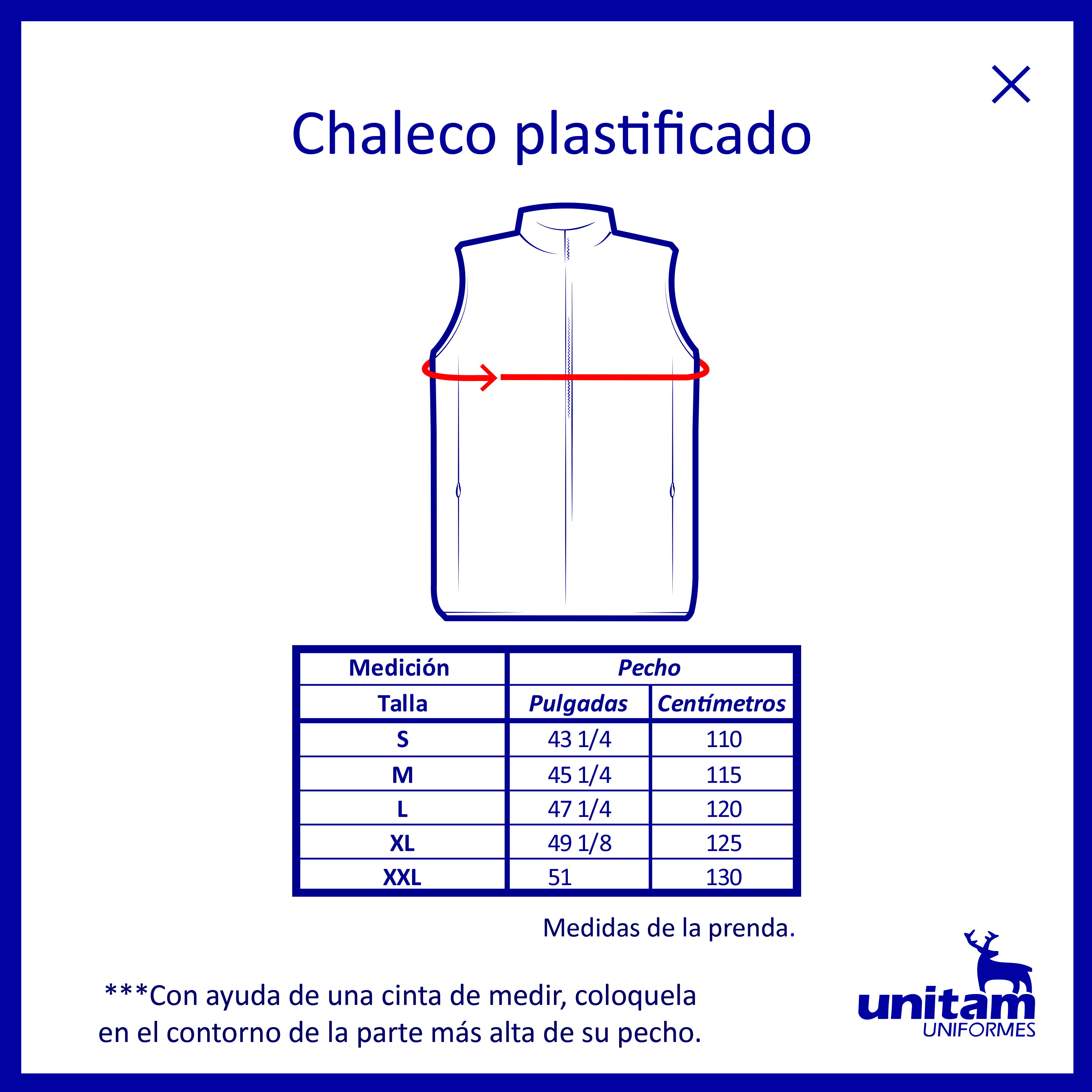 Chaleco Plastificado