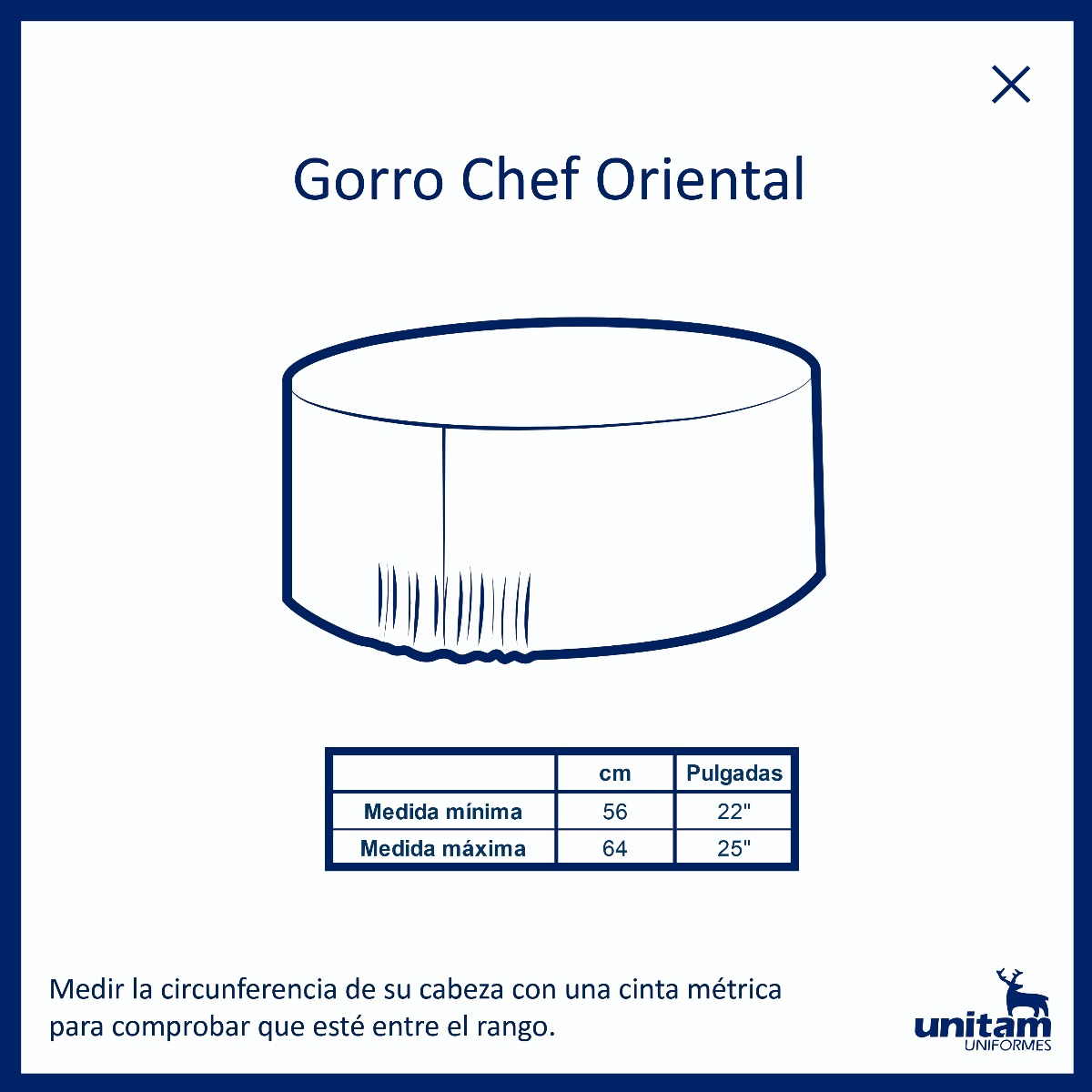 Gorro Oriental Chef