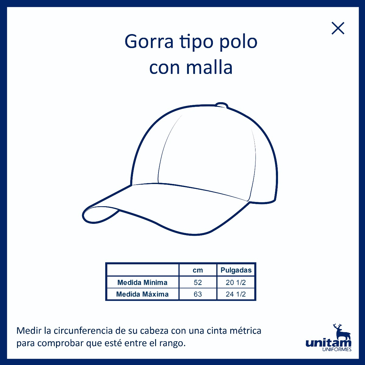 Gorra Polo Con Malla