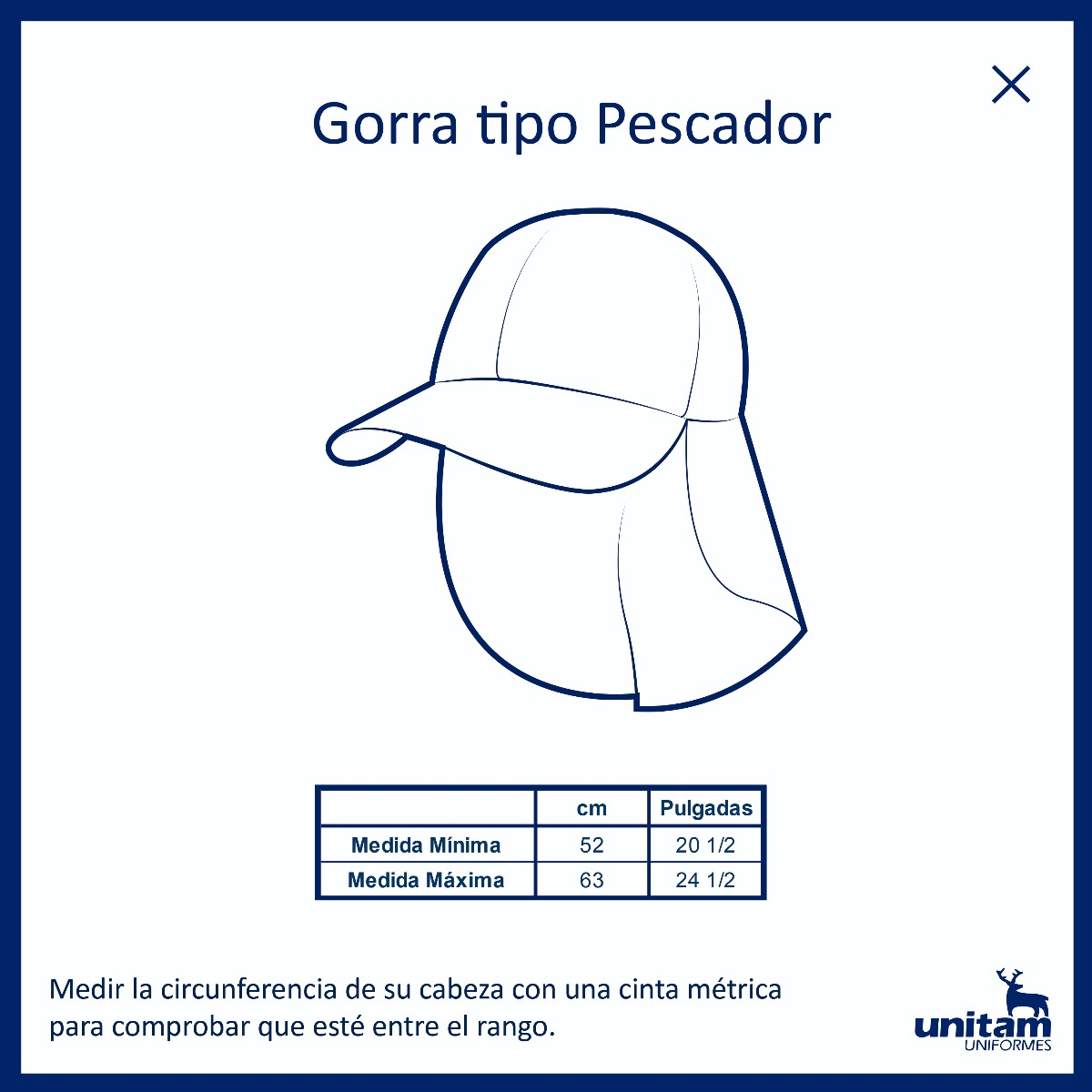 GORRA TIPO PESCADOR