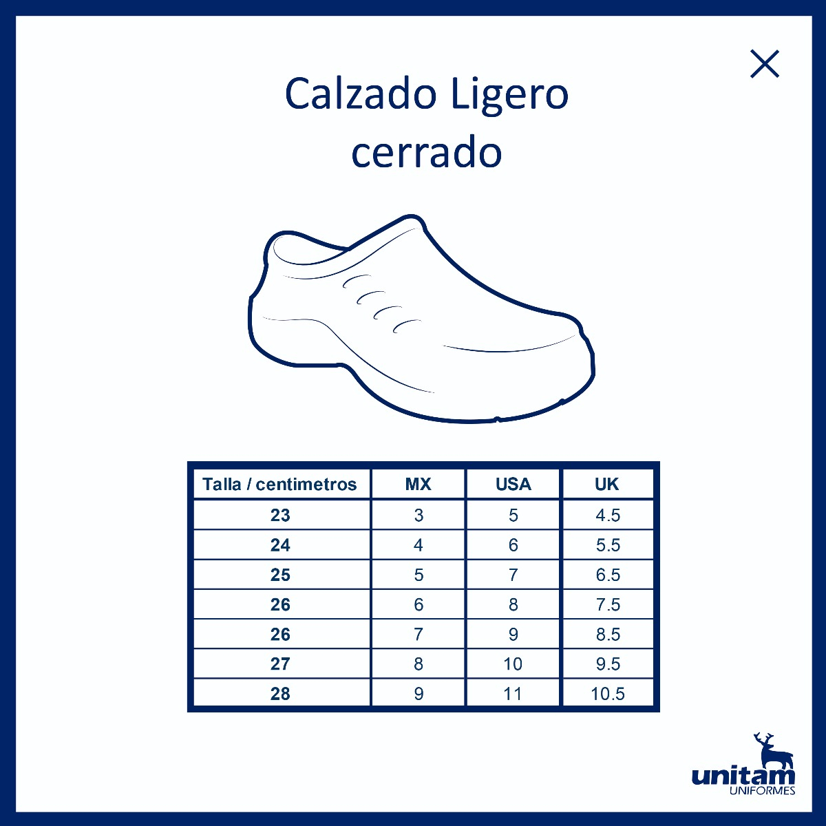 Calzado ligero cerrado