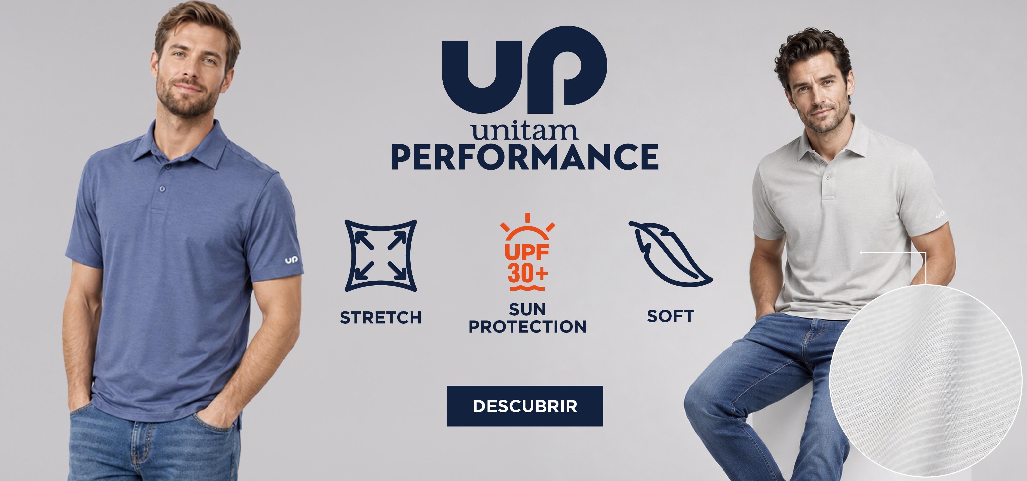 Playeras Unitam Performance Tipo Polo Para Hombre