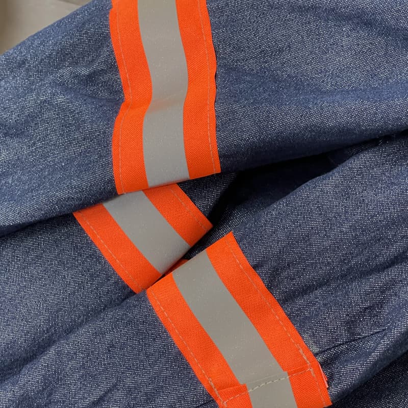 Aplicacion de Cintas Reflejantes para Uniformes Industriales, Overoles, Chamarras, Camisolas, Batas, Pantalones, Trabajo, precio de fabrica en Unitam Uniformes